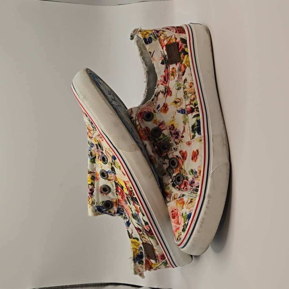Blowfish Malibu Floral Print Slip-ons (Size 7.5)